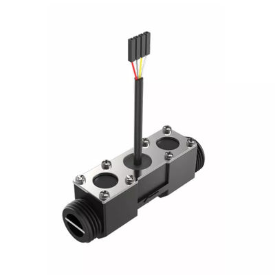 DN10 Ultrasonic Flow Sensor Piezoelectric Transmitter And Receiver Sensor